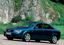 Тех. характеристики Audi A4 B6 2001 - 2004