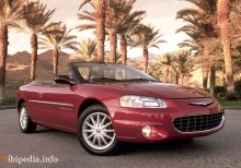 Onlar. Chrysler Sebring Cabrio 2001 - 2003 Özellikleri