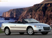 Onlar. Chrysler Sebring Cabrio 2003 - 2007 Özellikleri
