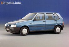 Тех. характеристики Fiat Uno 5 дверей 1989 - 1994