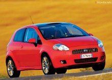 Тех. характеристики Fiat Grande punto 3 двери 2005 - 2009