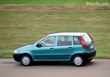 Тех. характеристики Fiat Punto 5 дверей 1994 - 1999