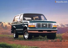 Тех. характеристики Ford Bronco 1992 - 1996