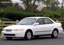 Тех. характеристики Honda Accord седан США 1997 - 2002