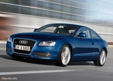 Тих. характеристики Audi A5 з 2007 року
