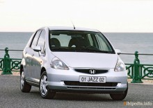 Тех. характеристики Honda Jazz (Fit) 2002 - 2004