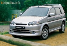 Тех. характеристики Honda Hr-v 5 дверей 1999 - 2001