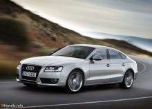 Onlar. 2009'dan beri Audi A5 Sportback'in Özellikleri