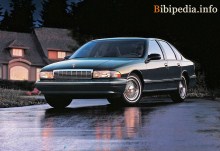 Тех. характеристики Chevrolet Caprice classic 1993 - 1996