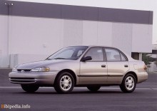 Тех. характеристики Chevrolet Prizm 1997 - 2002