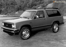 Тех. характеристики Chevrolet S10 blazer 1987 - 1994