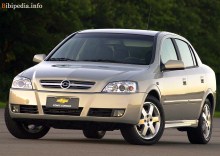 Тех. характеристики Chevrolet Astra седан с 1999 года