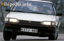 Тех. характеристики Toyota Corolla 5 дверей 1987 - 1992