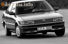 Тех. характеристики Toyota Corolla лифтбек 1987 - 1992