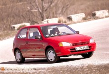 Тех. характеристики Toyota Starlet 3 двери 1996 - 1999