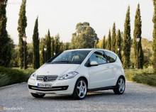 Onlar. 2008 yılından bu yana Mercedes Benz A-Class Coupe W169 Özellikleri