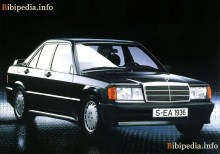 Тех. характеристики Mercedes benz 190 e 2.3-16v 1984 - 1988