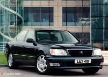 Тех. характеристики Lexus Ls 1997 - 2000