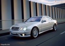 Тех. характеристики Mercedes benz Cl 55 amg f1 edition c215 2000