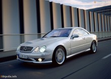 Onlar. Mercedes Benz Cl 55 AMG F1 Sürümü C215'in 2000 Özellikleri