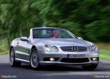 Тех. характеристики Mercedes benz Sl 55 amg r230 2002 - 2006