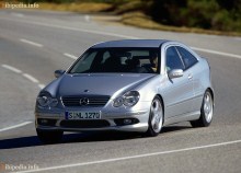 Тех. характеристики Mercedes benz С-Класс sportcoupe amg c203 2000 - 2004