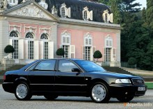 ისინი. მახასიათებლები Audi A8 D2 1994 - 2002