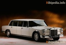 Onlar. Mercedes Benz 600 Pullman V100 1964 - 1981'in özellikleri