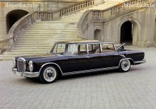 Тех. характеристики Mercedes benz 600 pullman landaulet v100 1965 - 1981