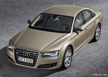 Тех. характеристики Audi A8 d4 с 2010 года