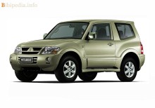 Тех. характеристики Mitsubishi Pajero (Montero, Shogun) swb 2003 - 2006