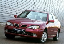Тех. характеристики Nissan Primera седан 1999 - 2002