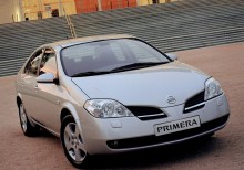 Тех. характеристики Nissan Primera седан с 2002 года