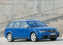 Тех. характеристики Audi S4 avant 2003 - 2004