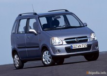 Тех. характеристики Opel Agila 2003 - 2007