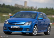 Тех. характеристики Opel Astra 3 двери gtc с 2005 года