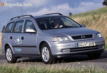 Тех. характеристики Opel Astra caravan 1998 - 2004