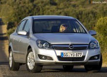 Тех. характеристики Opel Astra седан с 2007 года