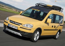 Тех. характеристики Opel Combo с 2002 года