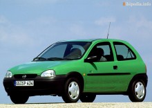 Тех. характеристики Opel Corsa 3 двери 1997 - 2000