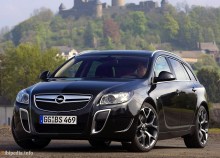 Тех. характеристики Opel Insignia sports tourer opc с 2009 года