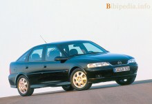 Тех. характеристики Opel Vectra хэтчбек 1999 - 2002