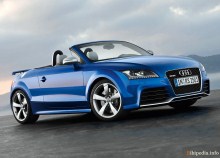 ისინი. Audi TT RS Roadster- ის მახასიათებლები 2009 წლიდან