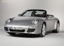 Тех. характеристики Porsche 911 carrera кабриолет 997 с 2008 года