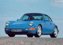 Тех. характеристики Porsche 911 carrera rs 964 1991 - 1992