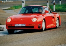 Тех. характеристики Porsche 959 1987 - 1988