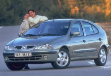 Тех. характеристики Renault Megane 5 дверей 1999 - 2002