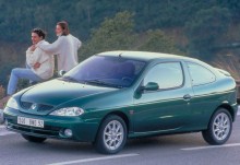 Тех. характеристики Renault Megane купе 1999 - 2002