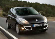Тех. характеристики Renault Scenic с 2009 года