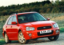 Тех. характеристики Subaru Impreza универсал 2003 - 2005